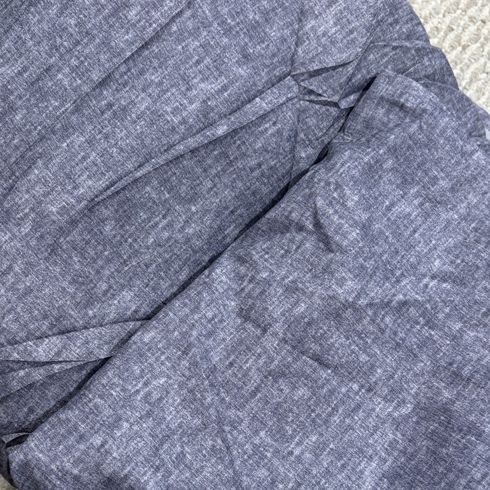 Light Gray / blue Fabric Material comforter and pillowcase